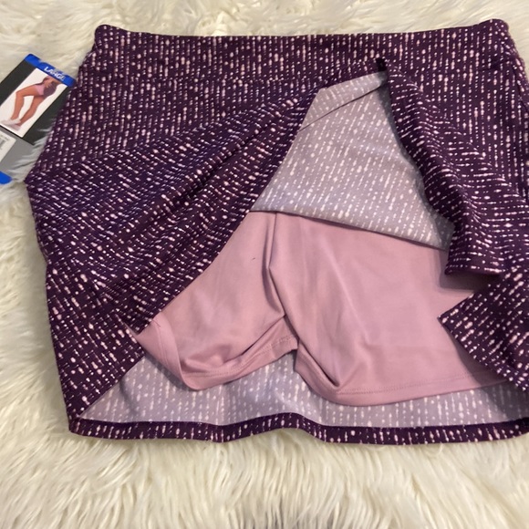 Tranquility Skorts size L brand new with tags color purple and white design - Picture 7 of 12